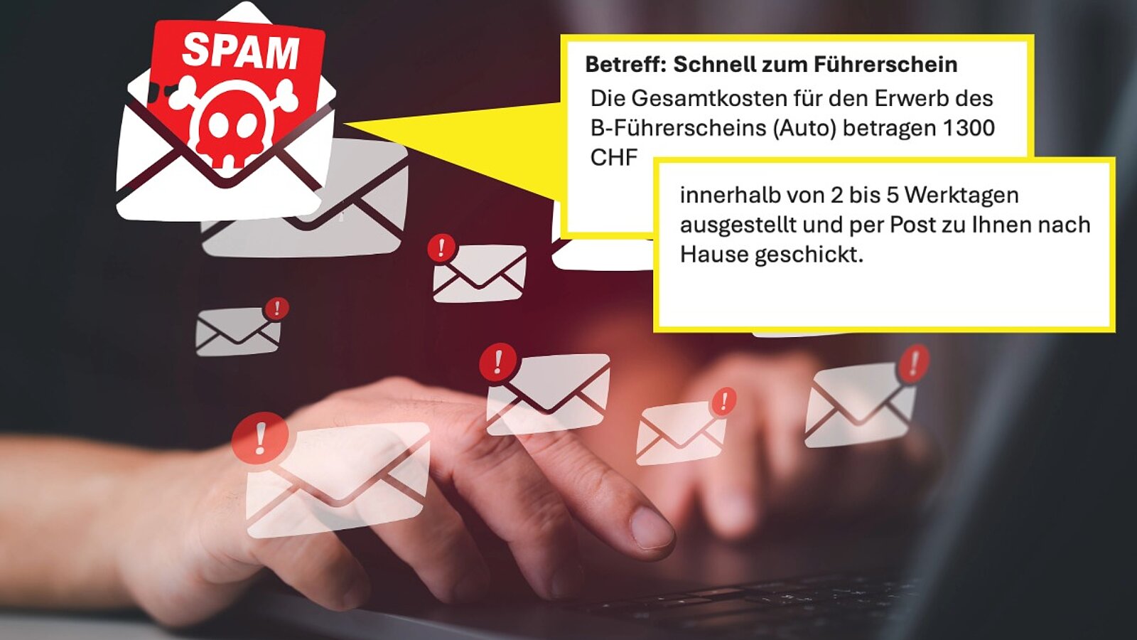 Führerschein Mail Spam