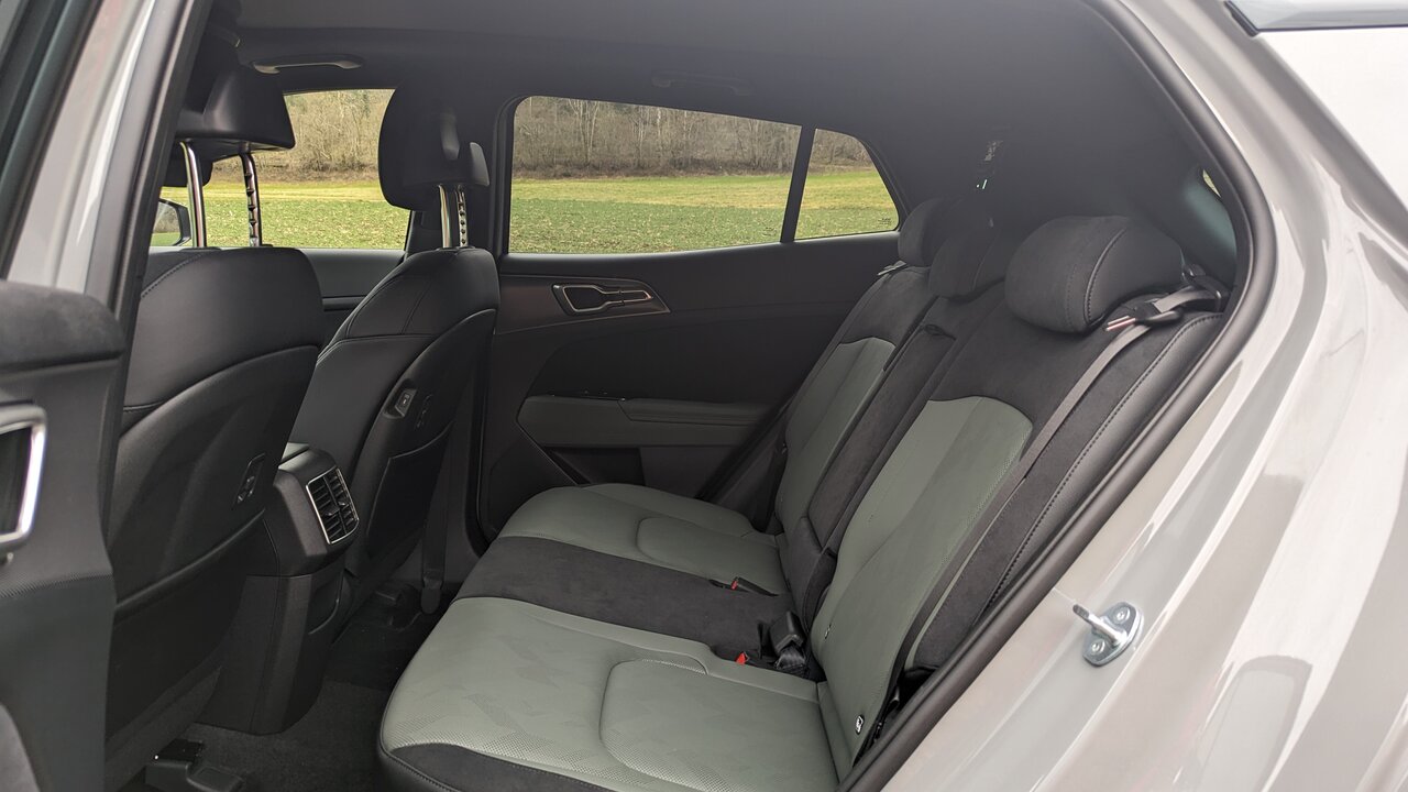 Rücksitze im Kia Sportage