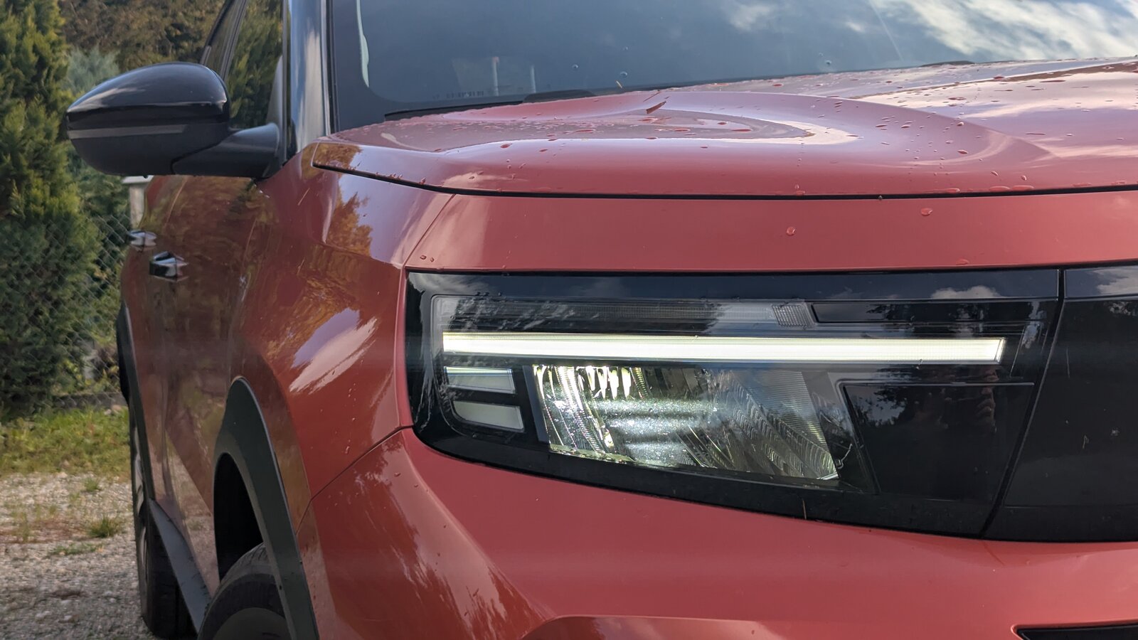 Frontleuchten des Opel Frontera