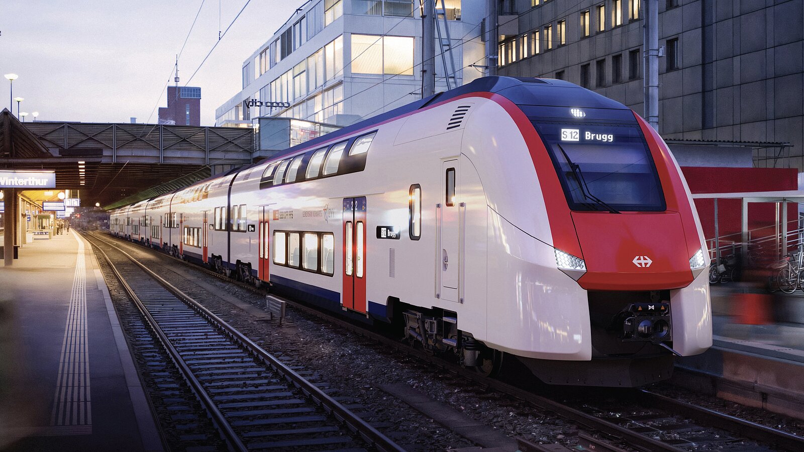 Seit letzter Woche ist bekannt, dass die SBB wegen einer lachhaft minimalen Preisdifferenz von 18 Millionen Franken im deutschen Krefeld bei Siemens für zwei Milliarden Franken 116 neue Doppelstockzüge bestellt hat. Bild: Siemens Mobility AG