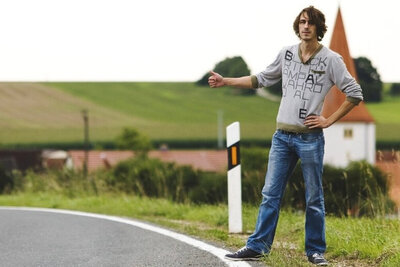 Autostopper werden immer seltener. Bild: Pixabay