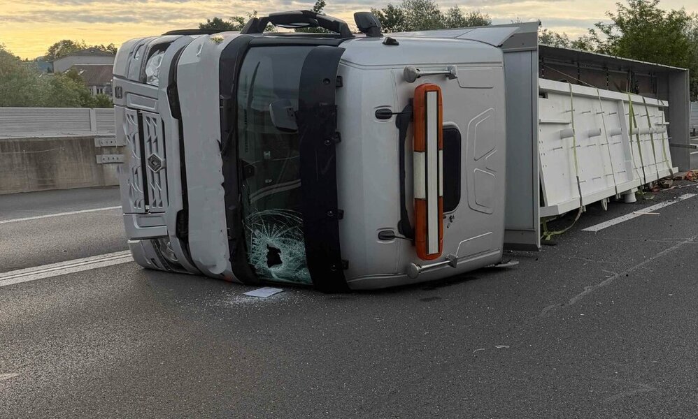 LKW Unfall Rothenburg Luzern