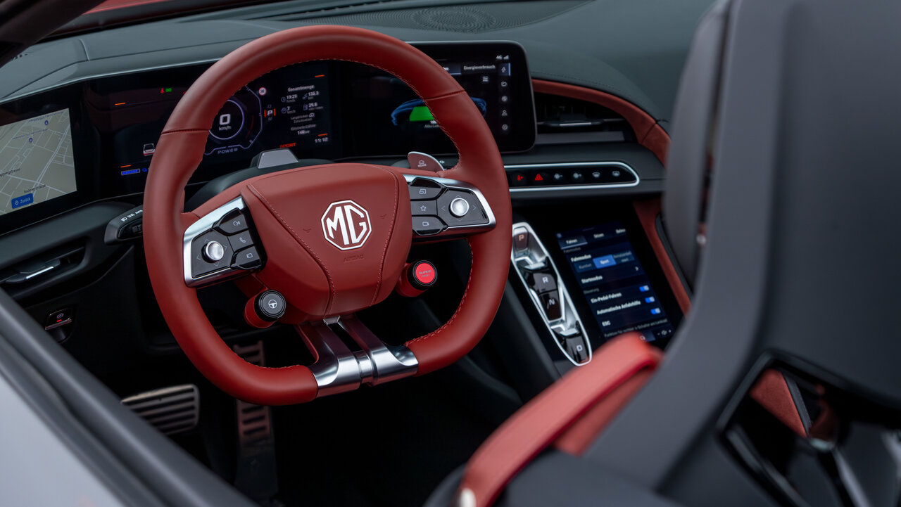 Cockpit des MG Cyberster