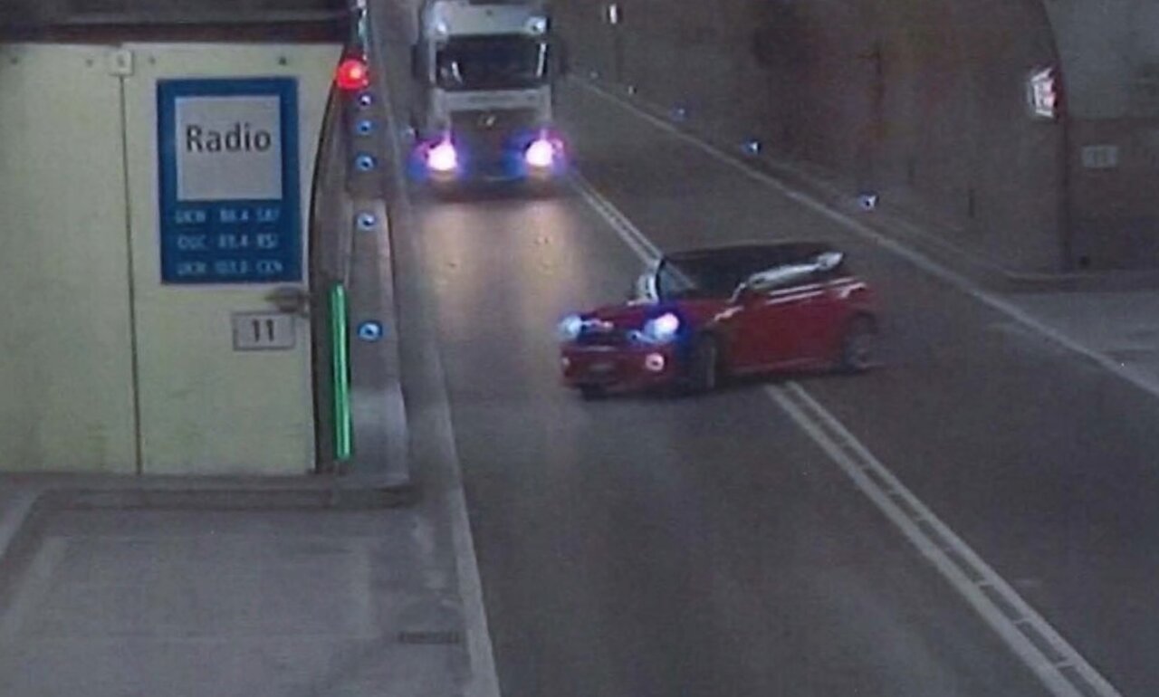 Gotthard Tunnel Wendemanöver