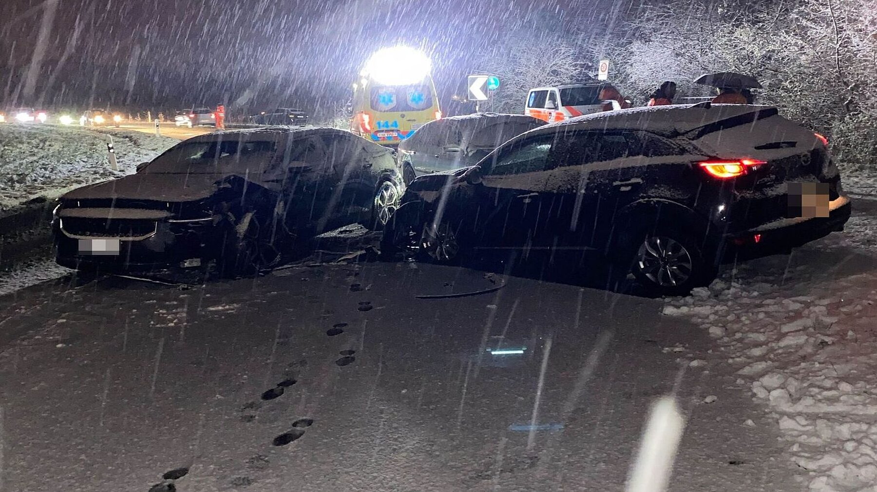 Unfall in Rickenbach
