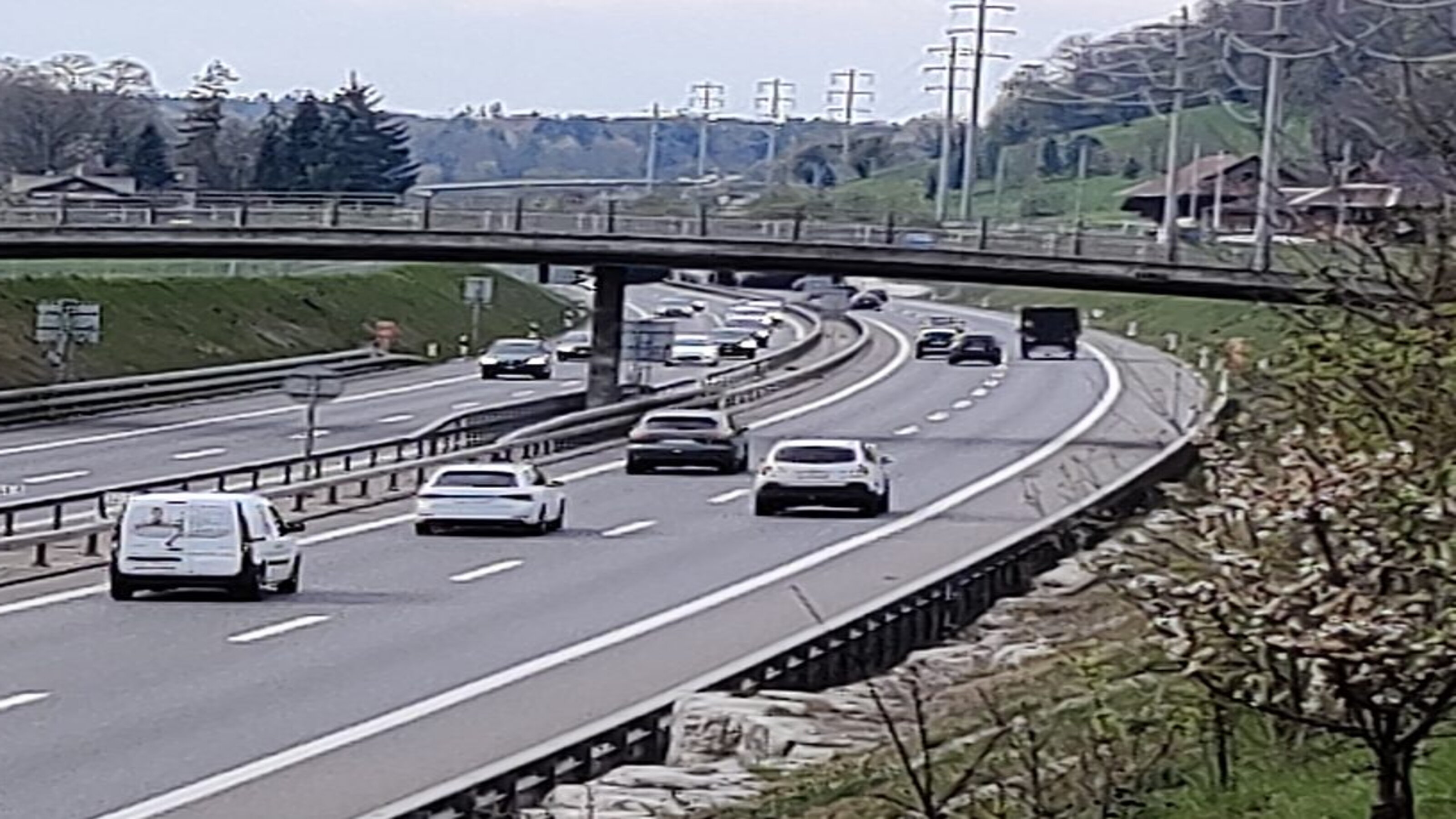 Verkehr auf der Autobahn