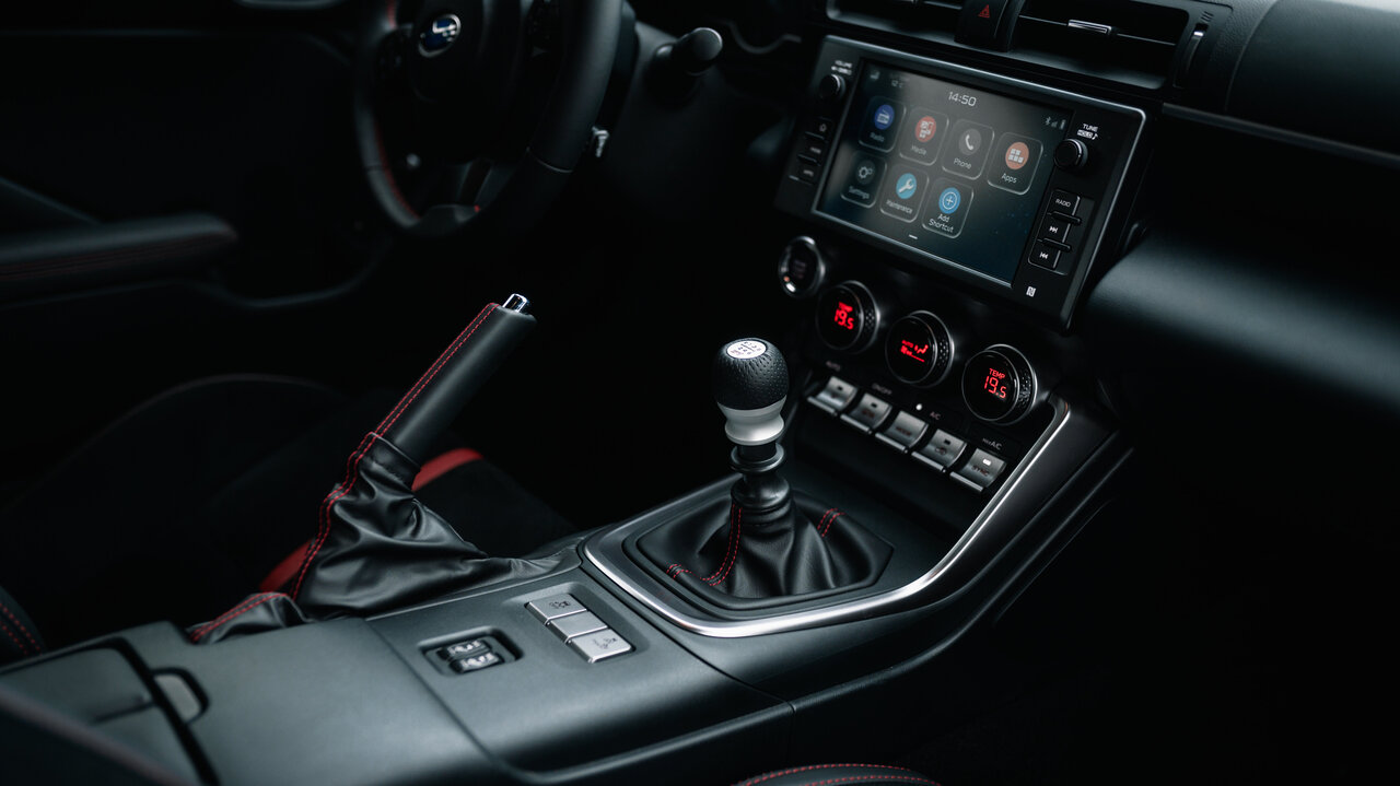 Mittelkonsole des Subaru BRZ