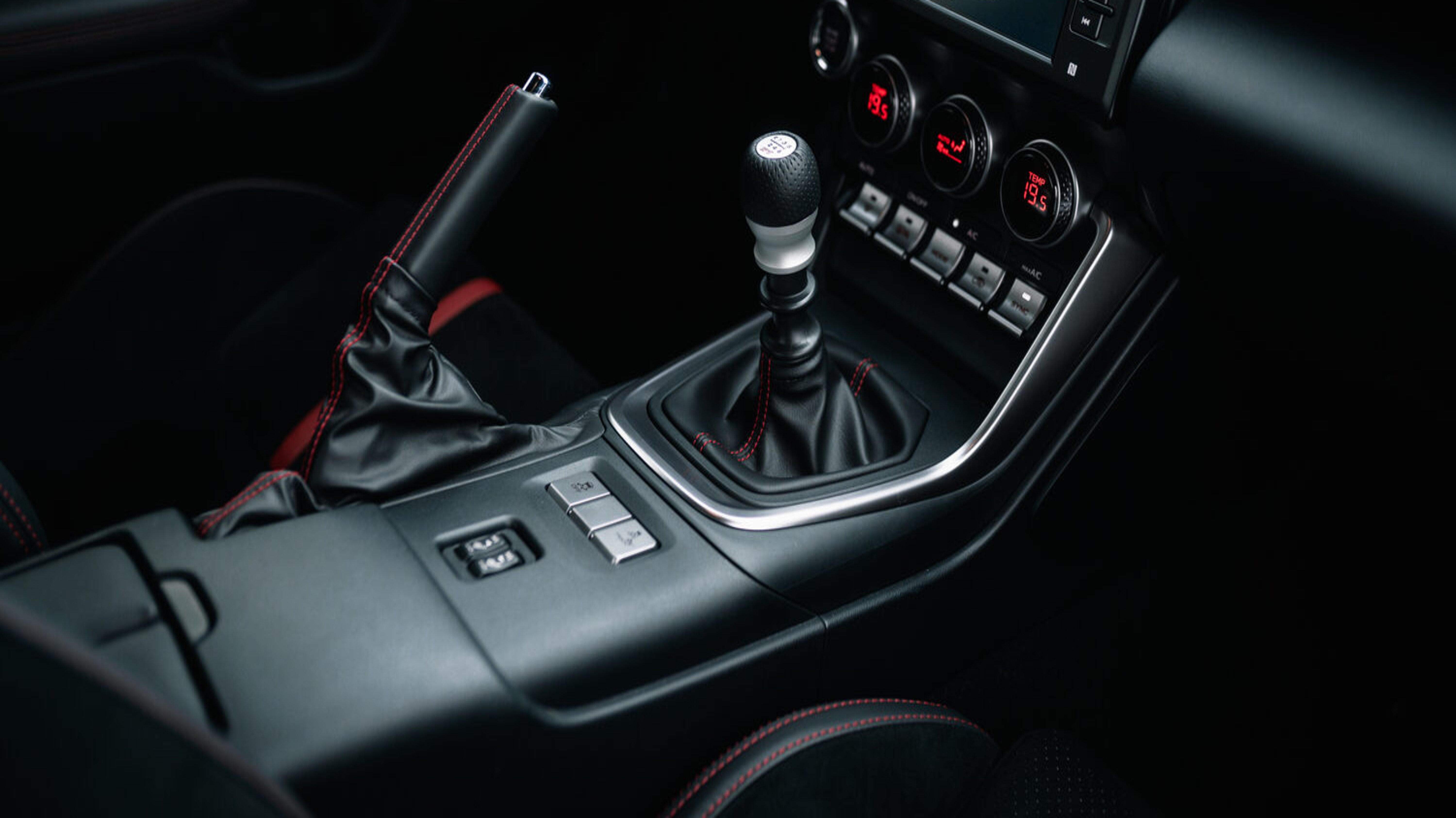 Mittelkonsole des Subaru BRZ