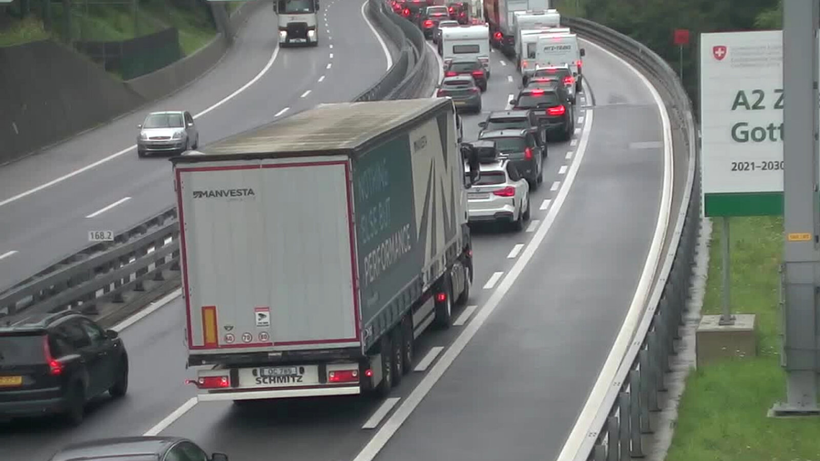 Ferienende Gotthard Stau