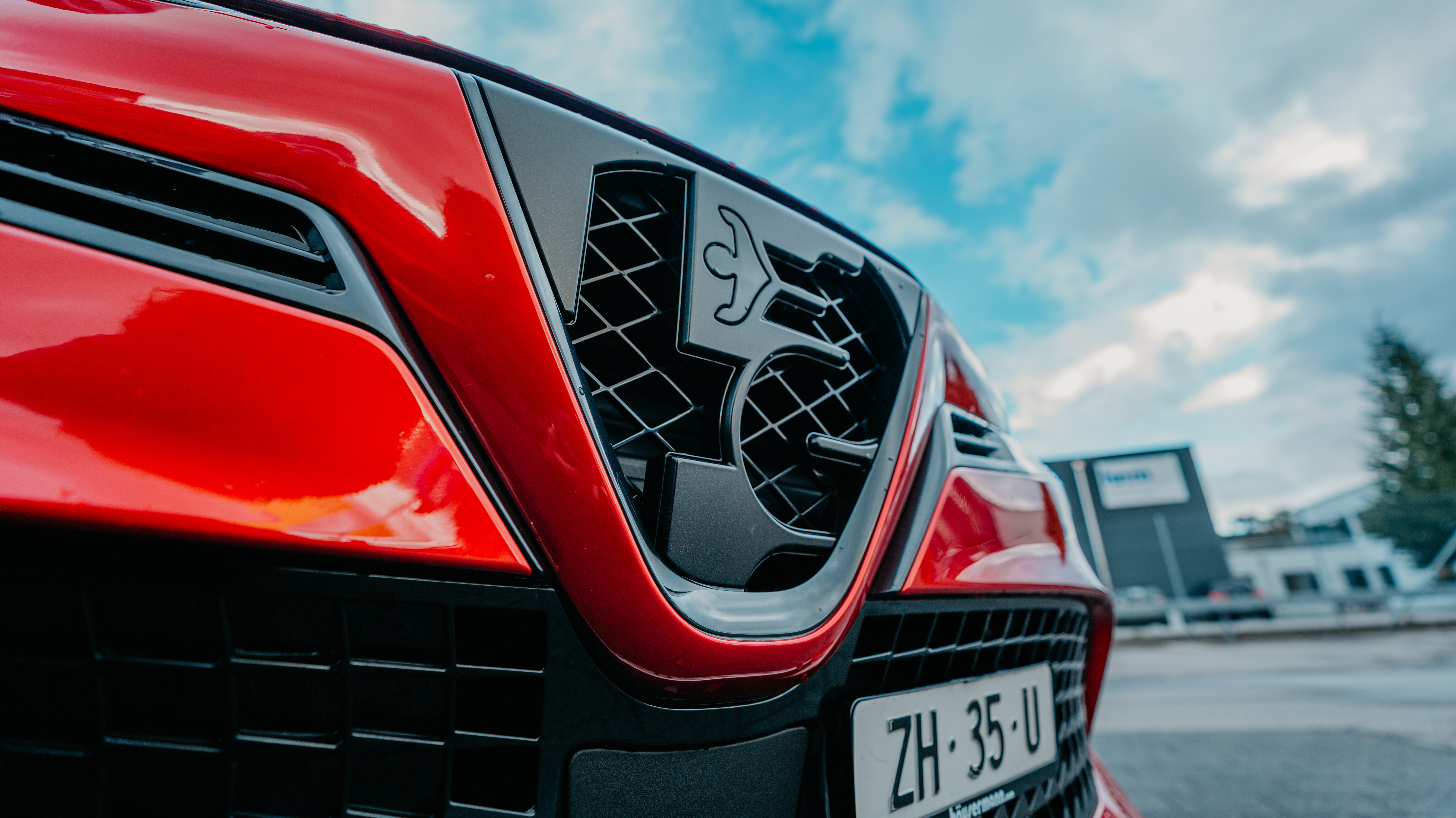 Kühlergrill des Alfa Romeo Junior
