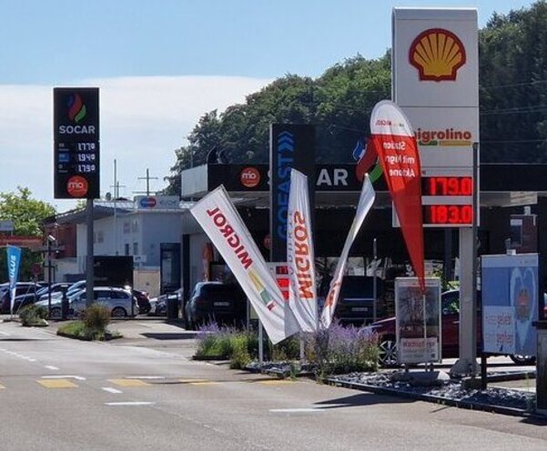 Tankstellen an der Grenze