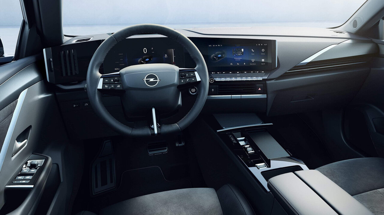 Cockpit im Opel Astra Electric
