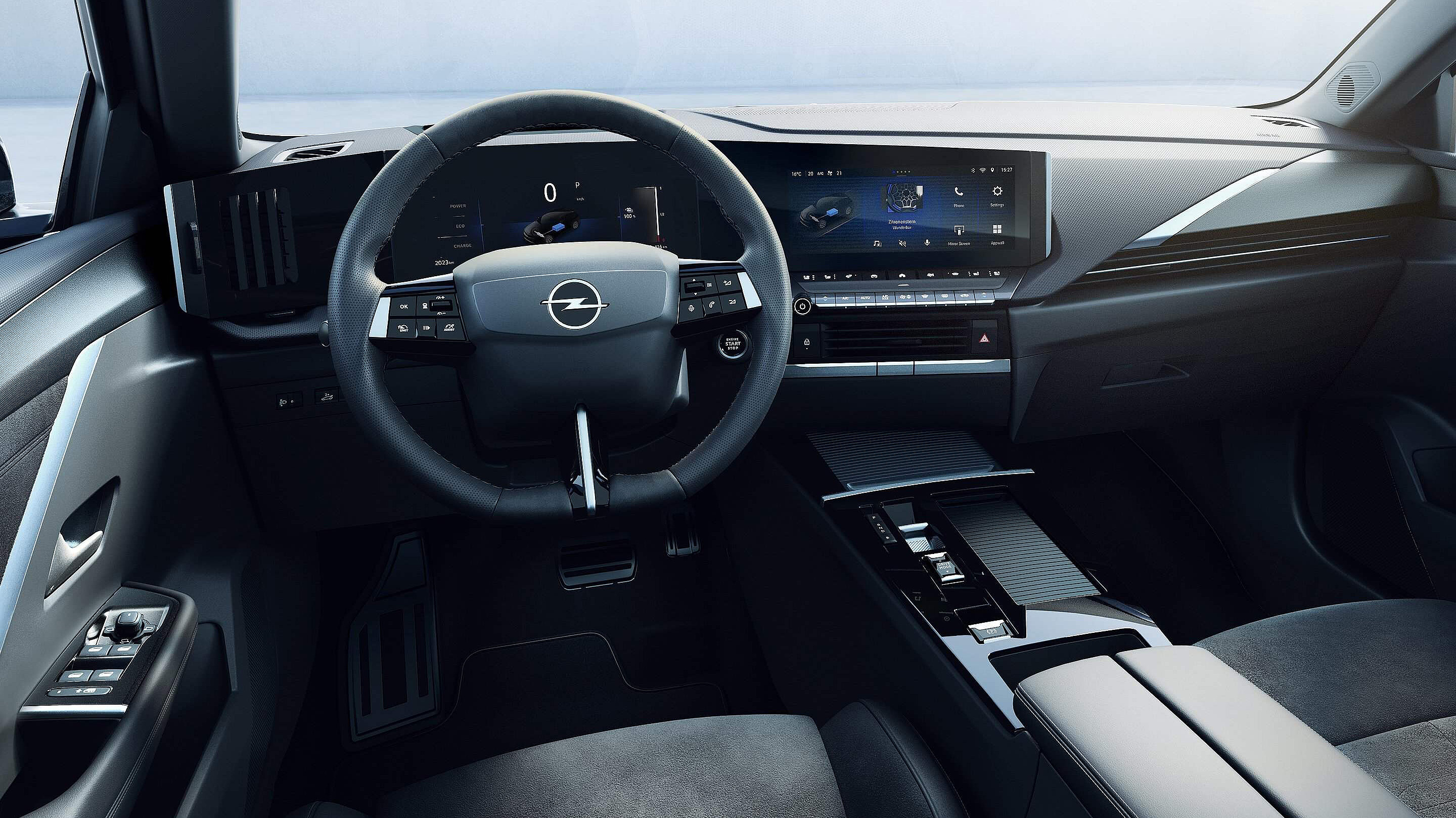 Cockpit im Opel Astra Electric