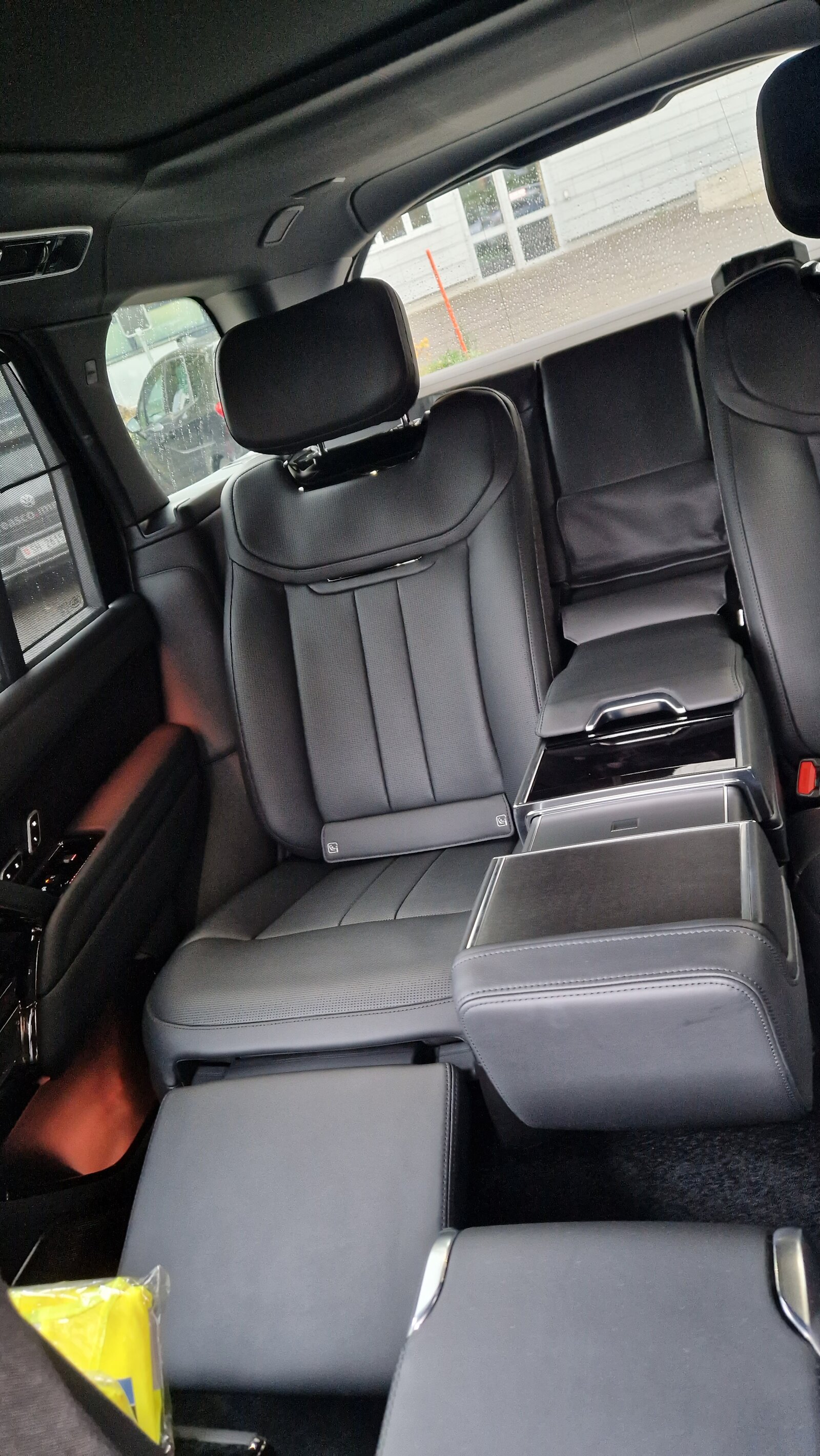 Rücksitz im Range Rover