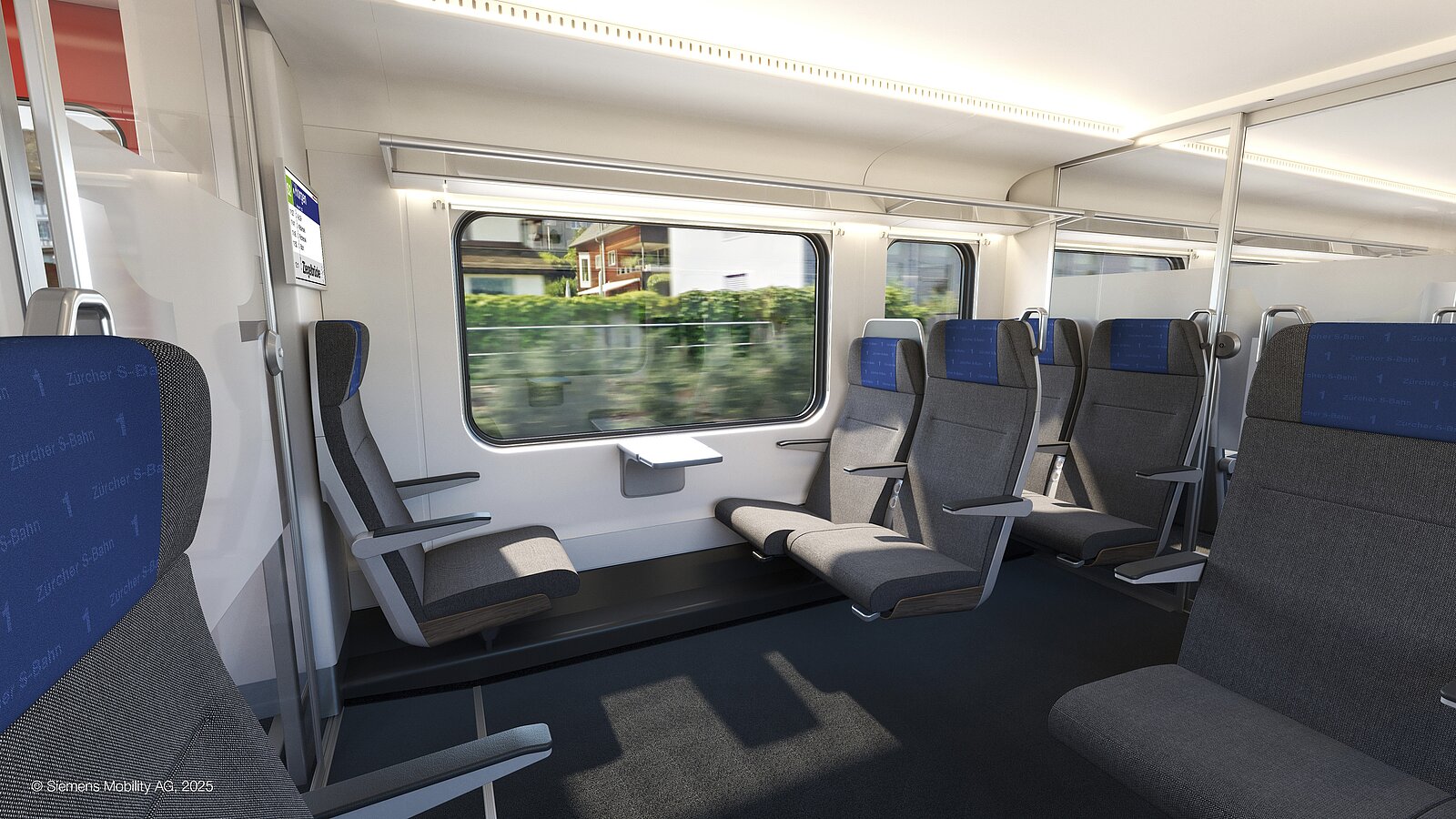 Zukünftig sollen Schweizer Bahnreisende nicht in Schweizer Doppelstockzügen, sondern in geringfügig billigeren Siemens-Zügen reisen. Bild: Siemens Mobility AG