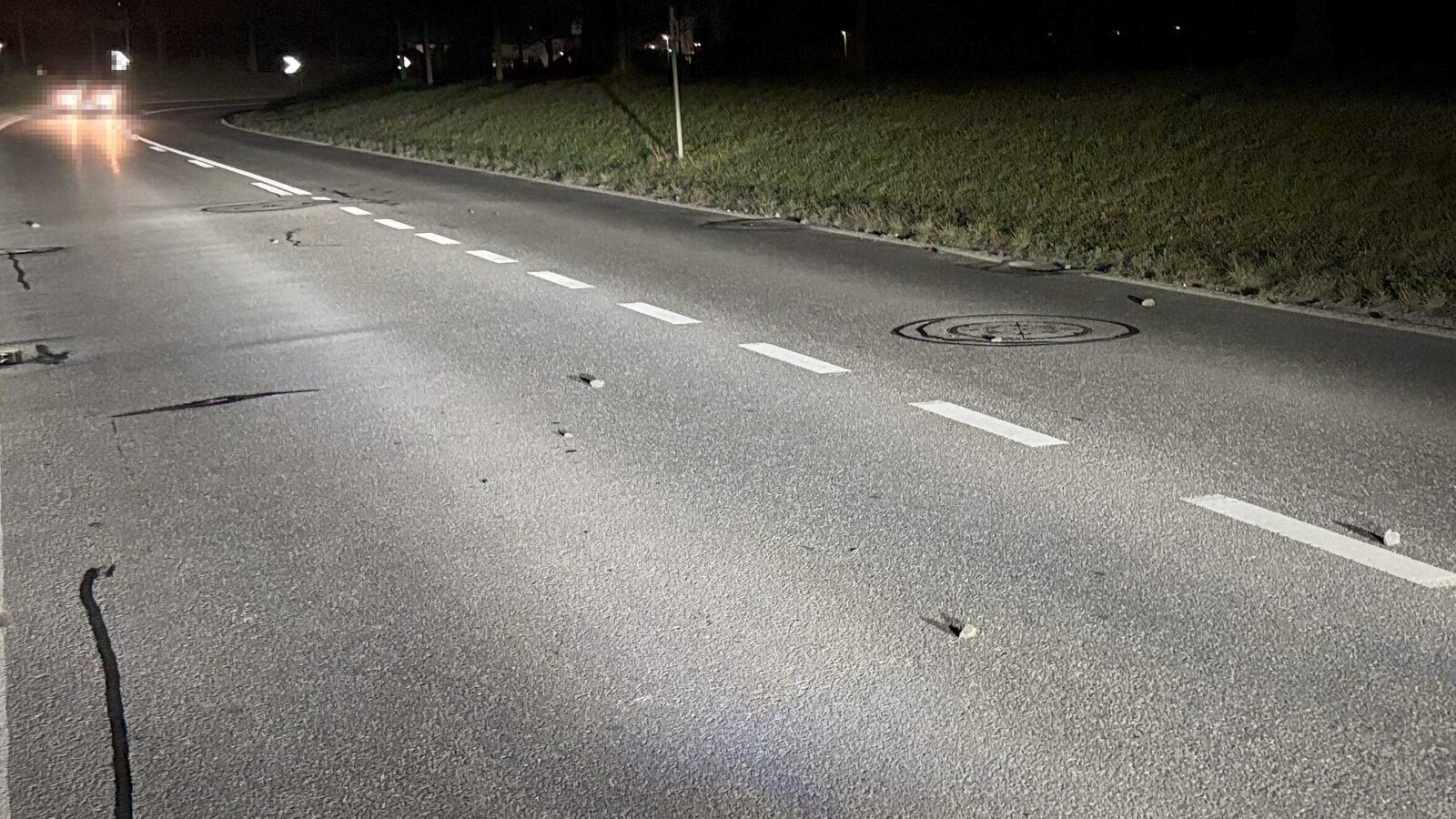 Steine auf einer Strasse