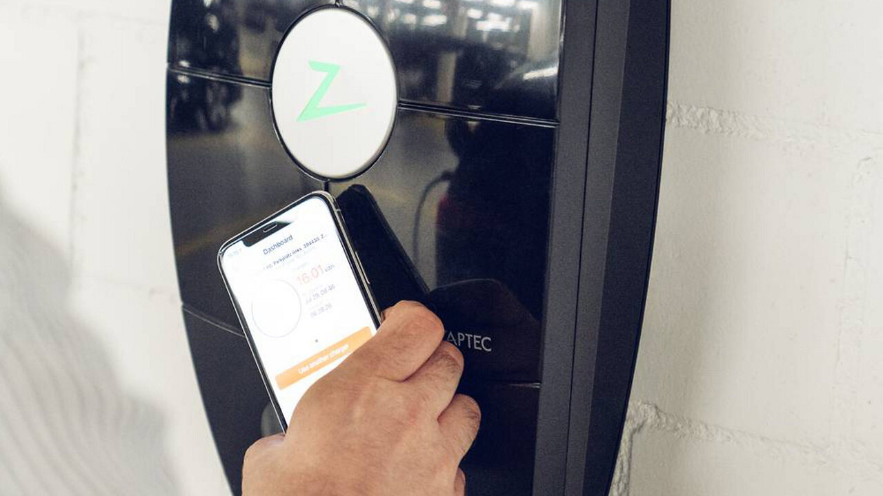 Ladestation wird mit dem Handy aktiviert