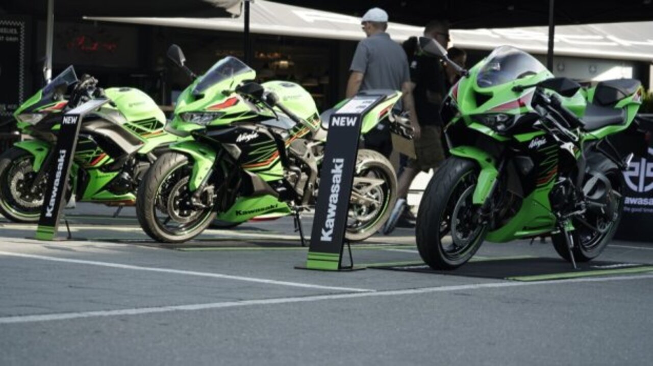Die neuen Modelle am jährlichen Kawasaki-Treffen in Luzern. Bild: Christopher Bäggli / STREETLIFE.