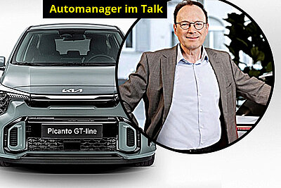 Schaut trotz aktuellen Herausforderungen optimistisch in die Zukunft: KIA-Markenchef Peter Fahrni. Grafik: STREETLIFE