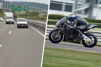 Der Töfffahrer war mit einer Yamaha YZF-R1 unterwegs. Bild: Google Maps, Zvg