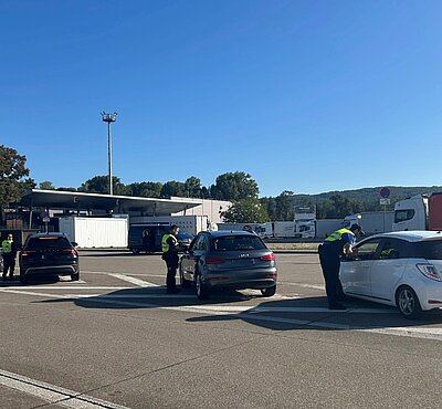 Vignetten Kontrolle Grenze