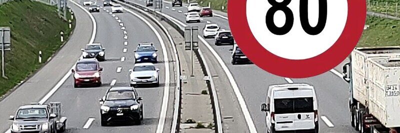 Führt das ASTRA ab Januar Tempo 80 zu Stosszeiten flächendeckend ein? Bild: STREETLIFE