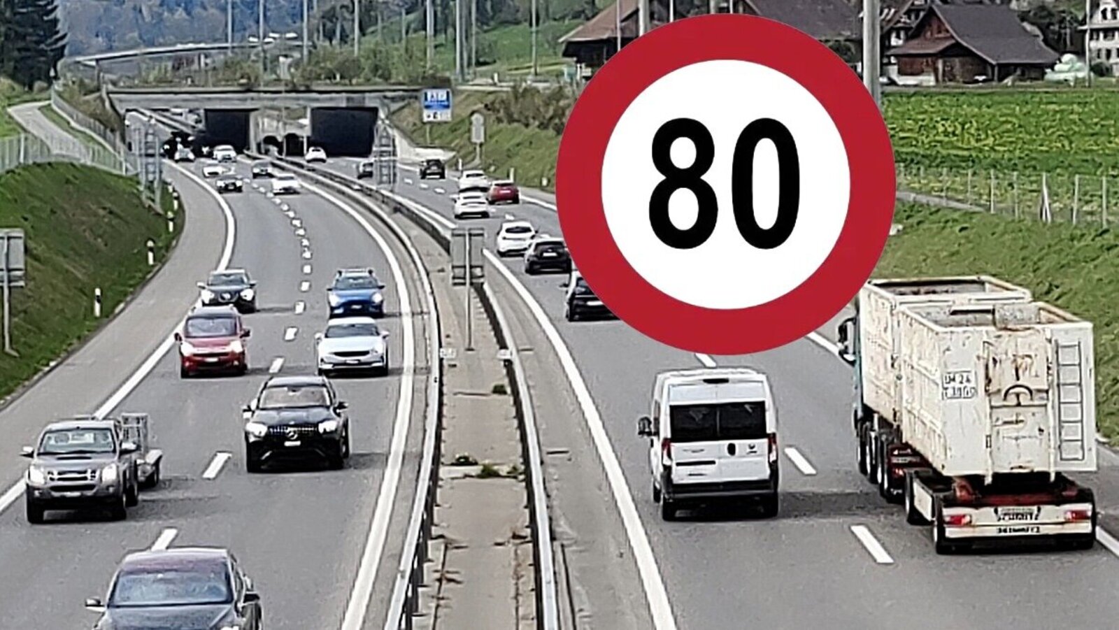 Führt das ASTRA ab Januar Tempo 80 zu Stosszeiten flächendeckend ein? Bild: STREETLIFE