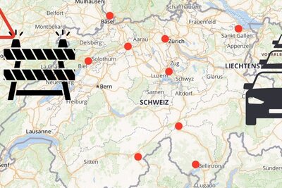 Baustellen Schweizer Strassen 2026