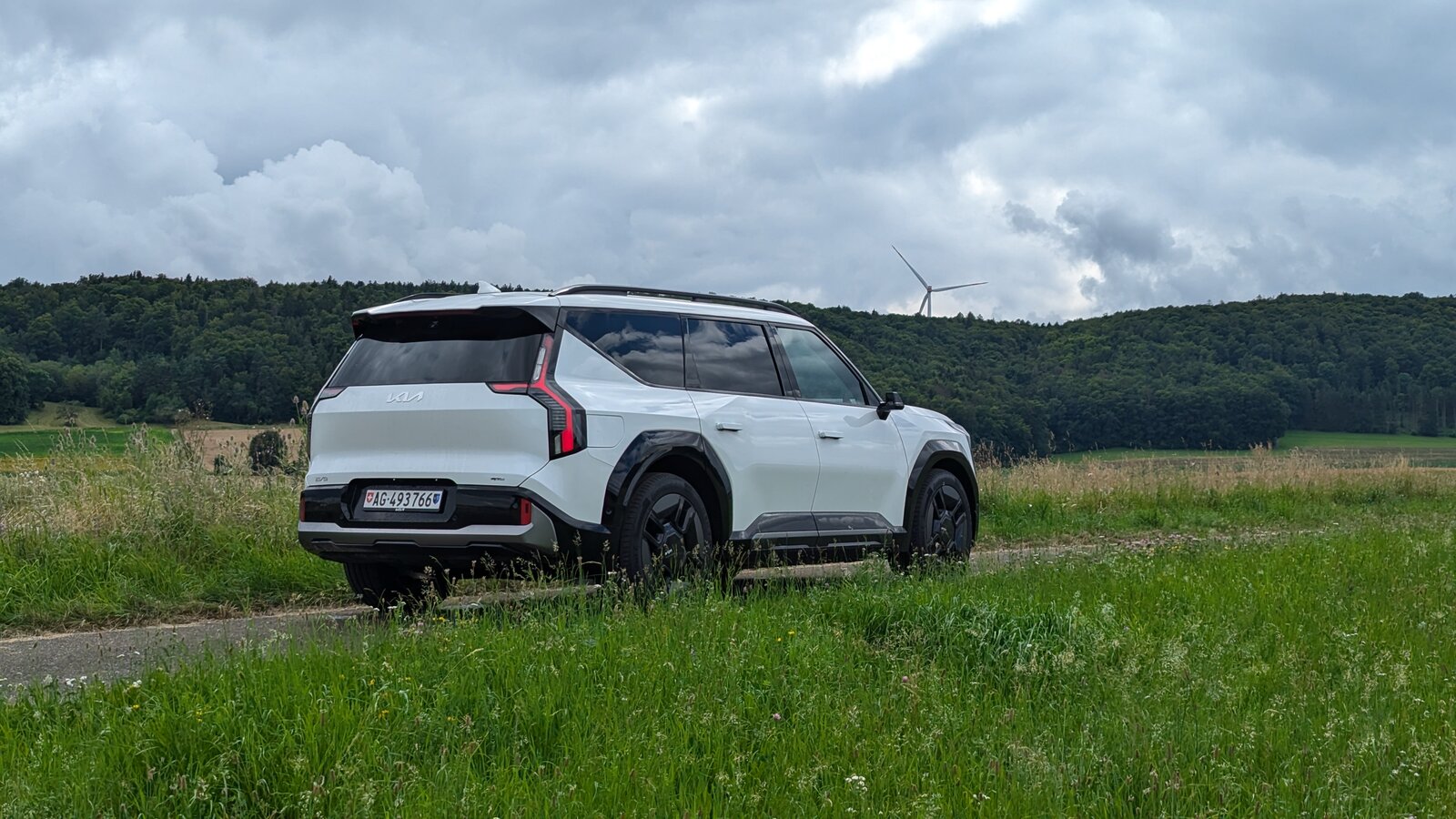 Kia EV9 von hinten