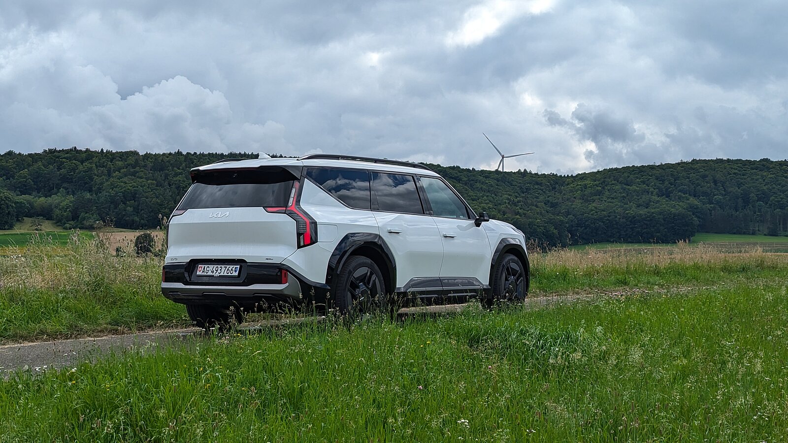 Kia EV9 von hinten