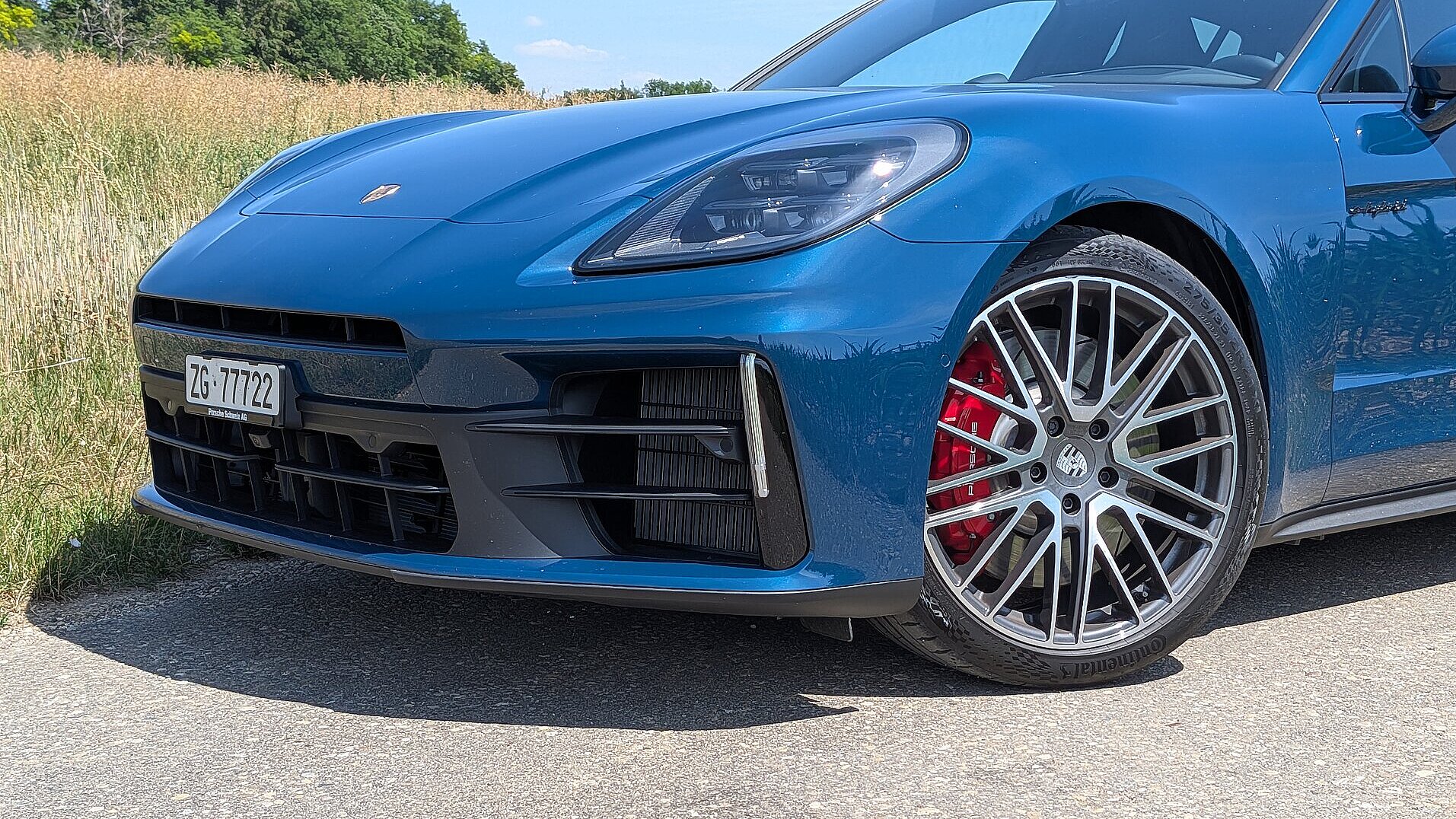 Front des Porsche Panamera