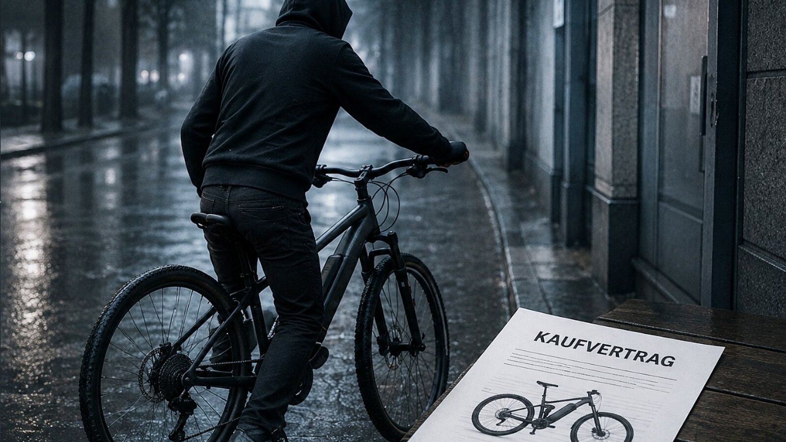 31-Jähriger erbeutete über 14'000 Franken mit vermeintlich gestohlenen Velos. Bild: KI-generiert.