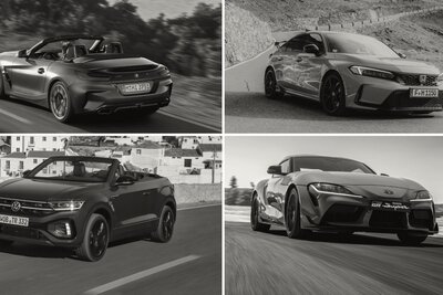 BMW Z4, Honda Civic Type R, VW T-Roc Cabrio, Toyota Supra