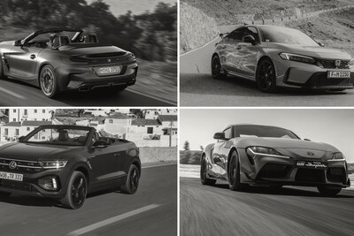 BMW Z4, Honda Civic Type R, VW T-Roc Cabrio, Toyota Supra