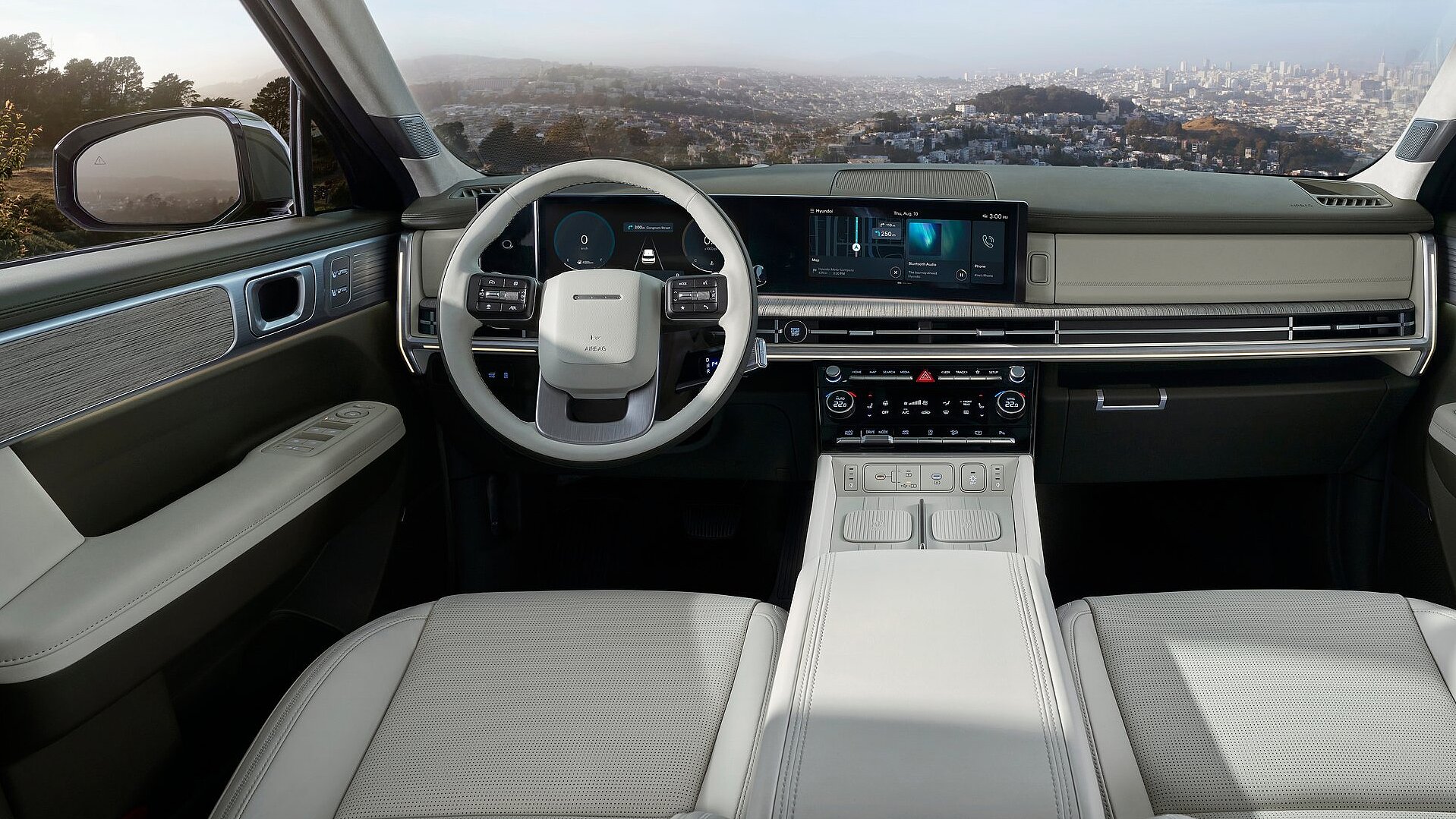Cockpit im Hyundai Santa Fe
