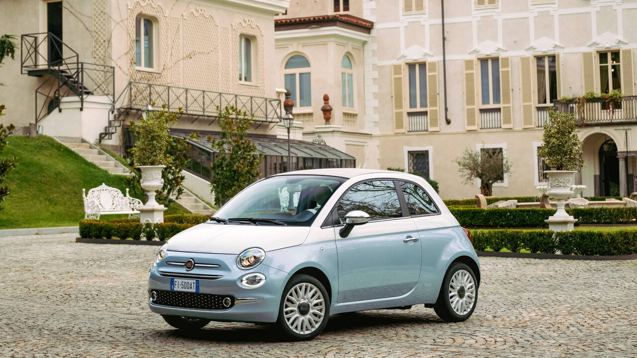Schönling zum Schluss: Zum Abschied des Verbrenner-500ers gibt's den Cinquecento noch als Sondermodell «Collezione 1957». Bild: Fiat