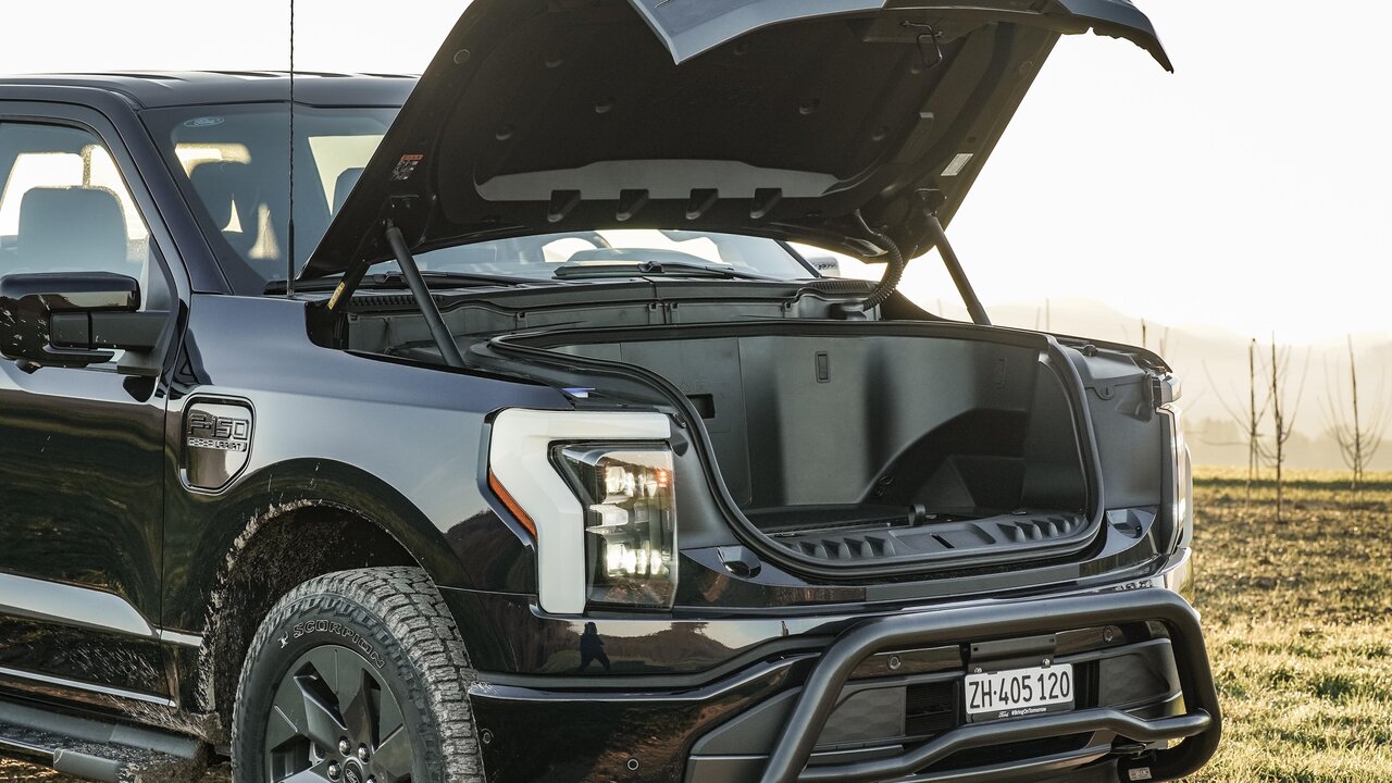 Vorderer Stauraum im Ford F-150 Lightning