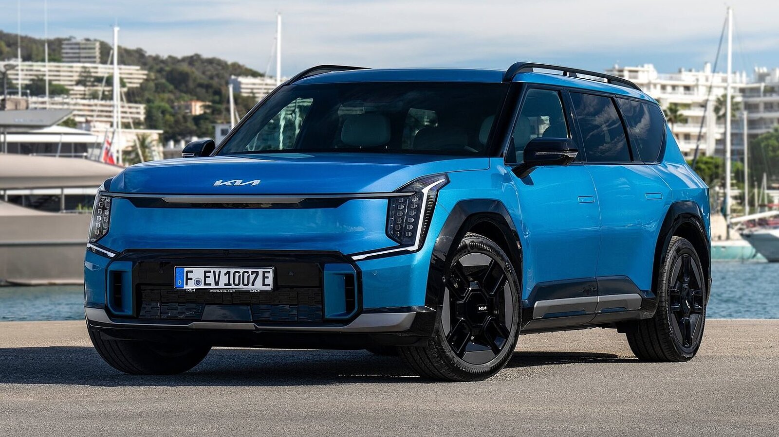 Kia EV9 von vorne
