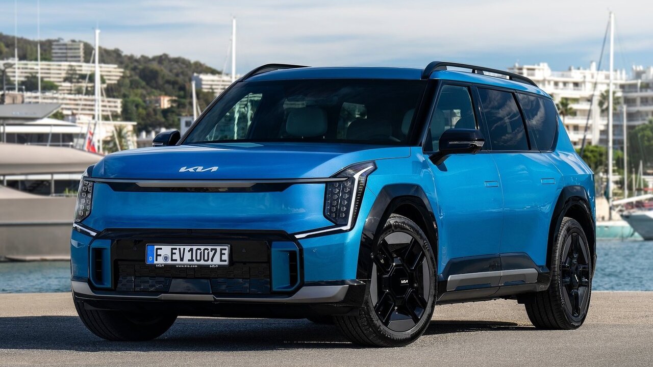 Kia EV9 von vorne