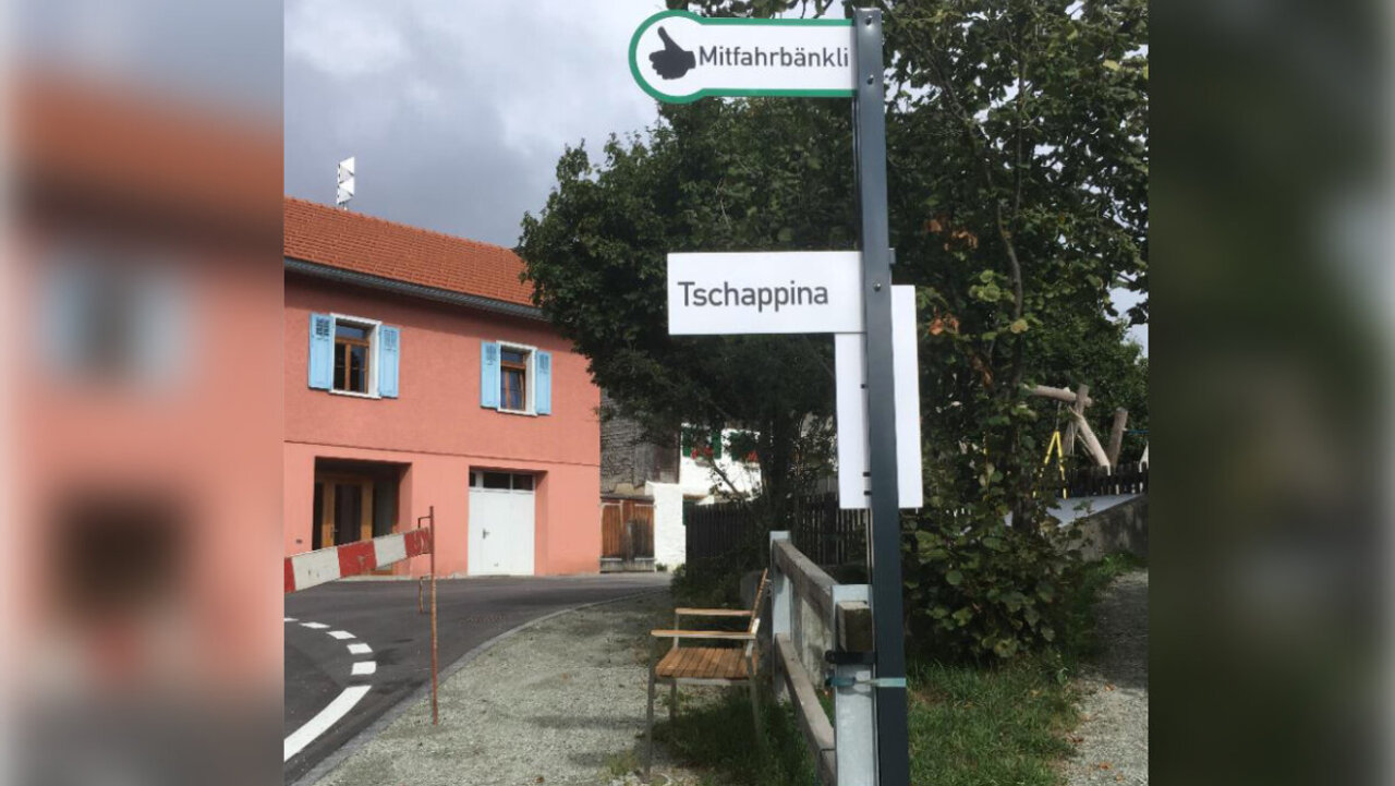Mitfahrbänkli in Masein