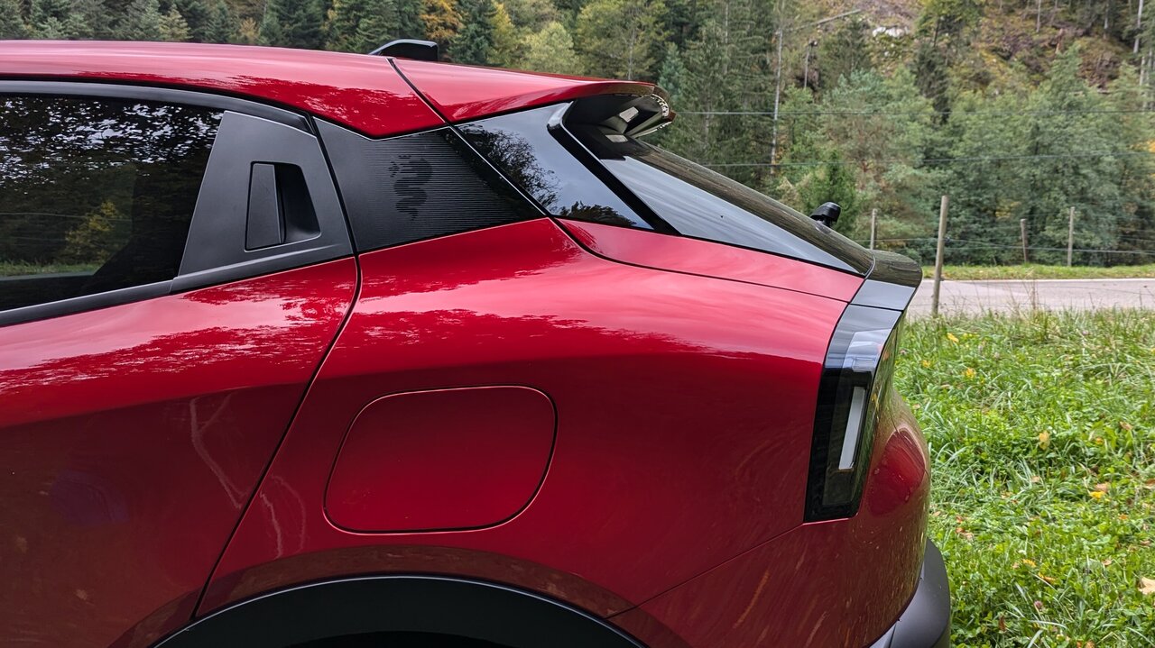 Heckansicht des Alfa Romeo Junior im Profil