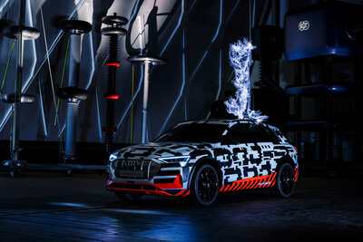 Audi E-Tron Prototyp im Siemens Schaltwerk in Berlin