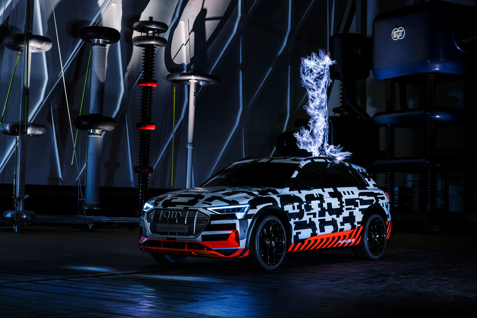 Audi E-Tron Prototyp im Siemens Schaltwerk in Berlin