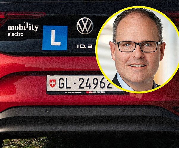 Fahrschulauto mit 