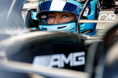 Es war sein dritter Rennerfolg in der Formel 1: Doch nur drei Stunden später wurde George Russell der Sieg aberkannt. Bild: Mercedes