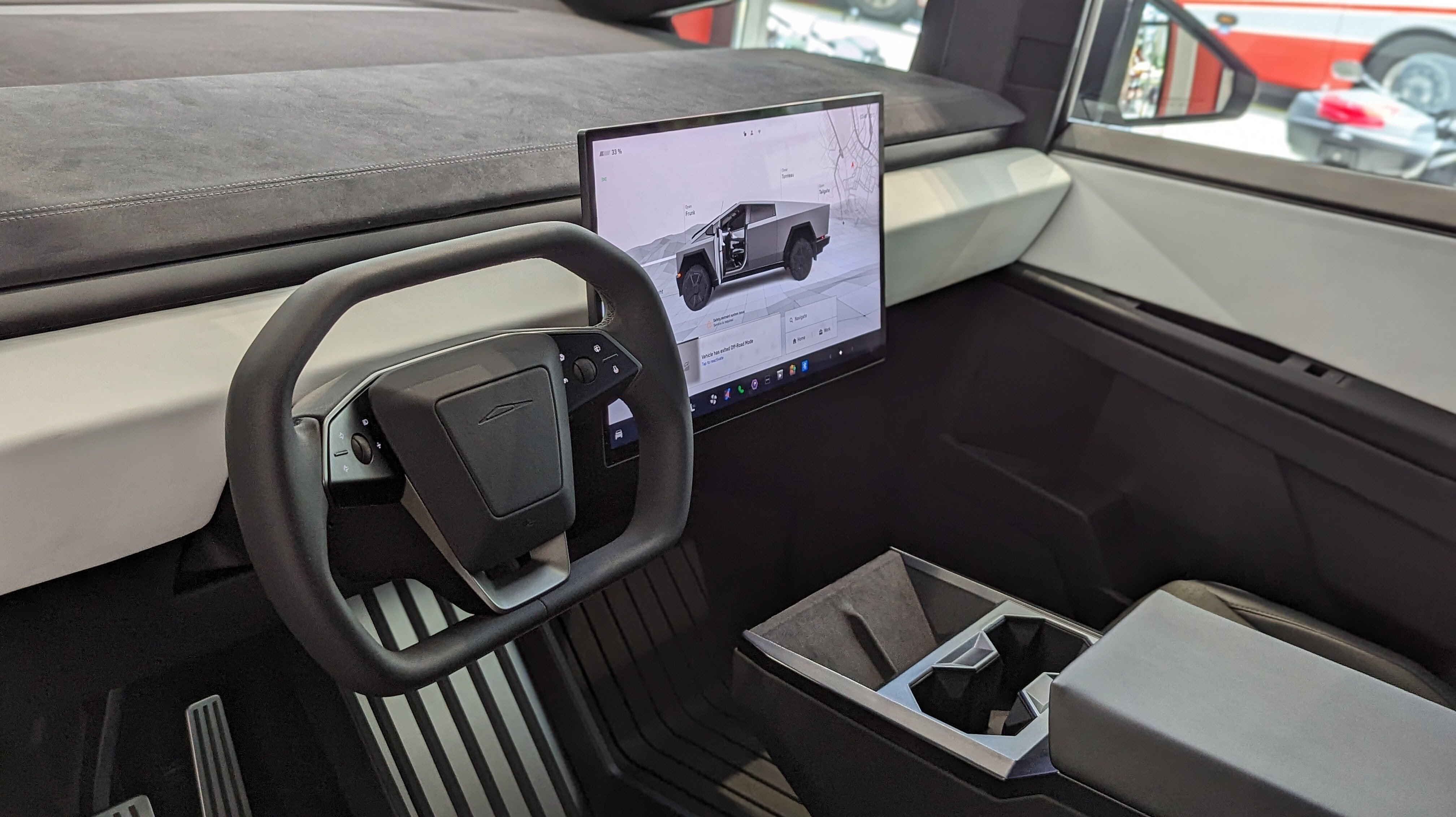 Cockpit des Tesla Cybertruck