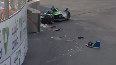 Crash von Sébastien Buemi in Saudi-Arabien