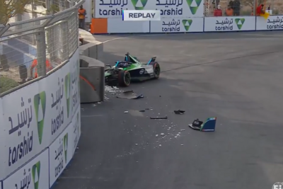 Crash von Sébastien Buemi in Saudi-Arabien