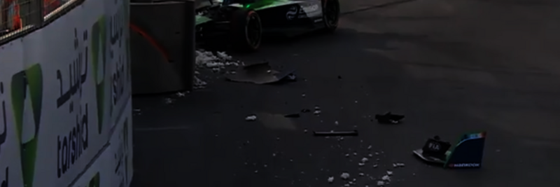 Crash von Sébastien Buemi in Saudi-Arabien