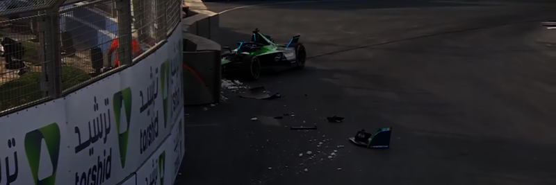 Crash von Sébastien Buemi in Saudi-Arabien